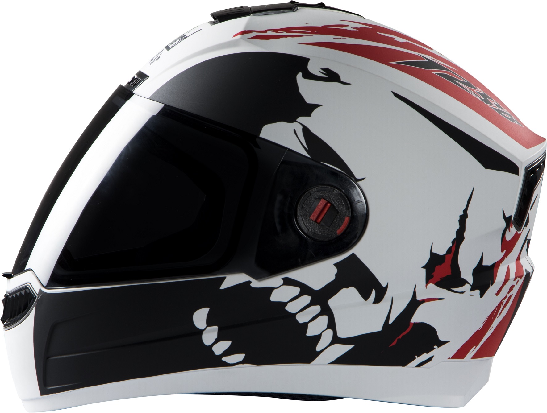 SBA-1 Beast Glossy White With Red